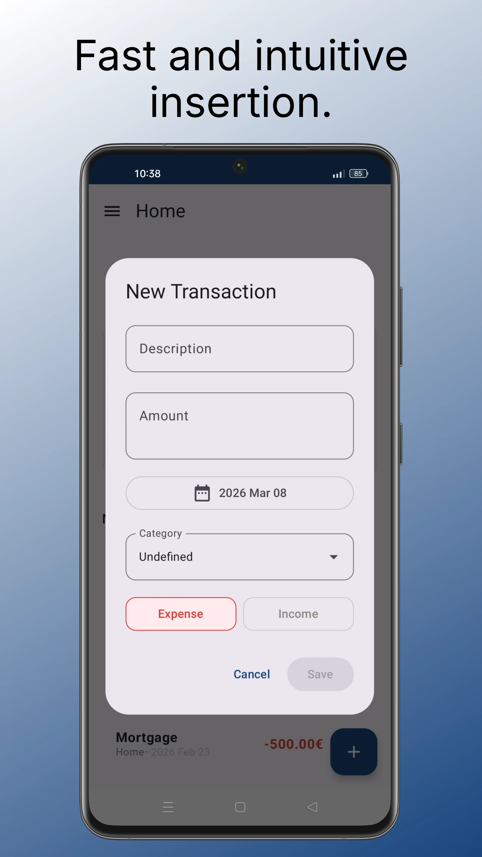 Easy Money Tracker screenshot