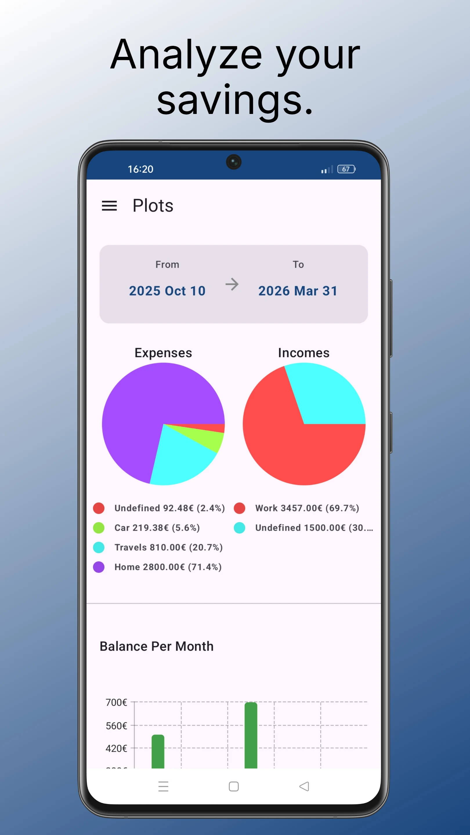 Easy Money Tracker screenshot