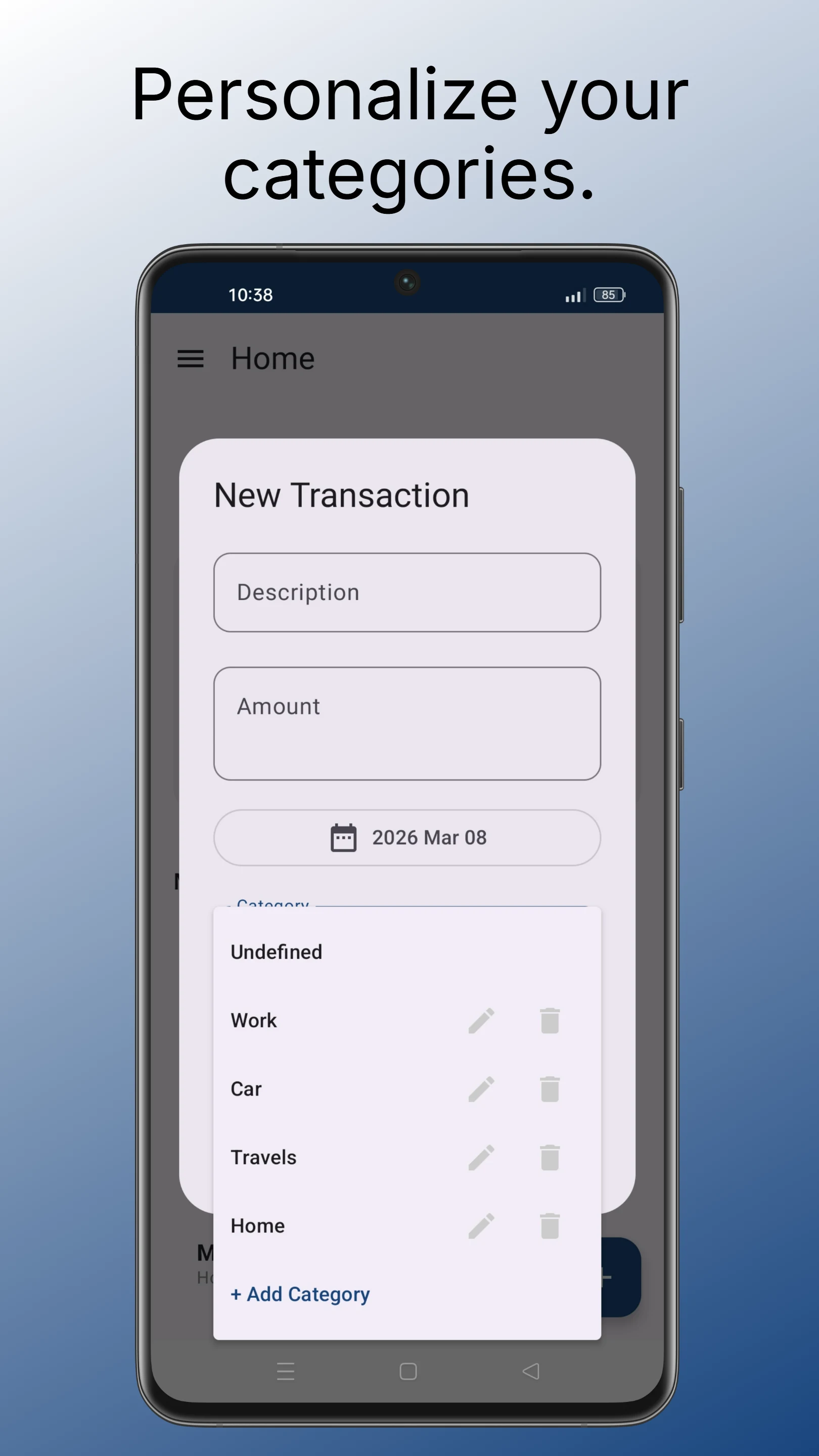 Easy Money Tracker screenshot